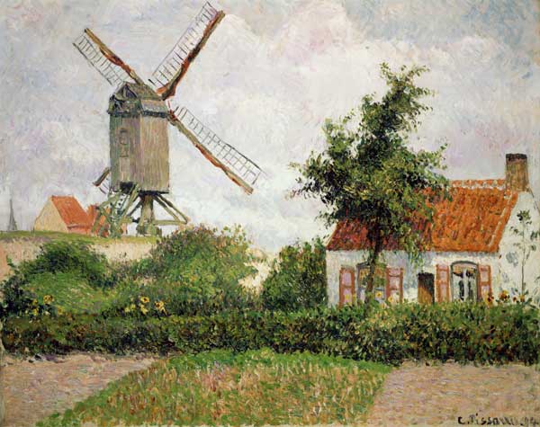Windmill in Knocke (Belgium) from Camille Pissarro
