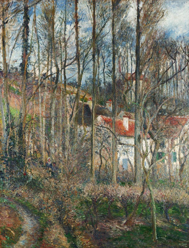 The Côte des Bœufs at L'Hermitage from Camille Pissarro