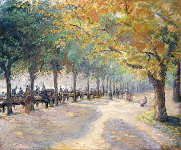 Hyde Park, London from Camille Pissarro