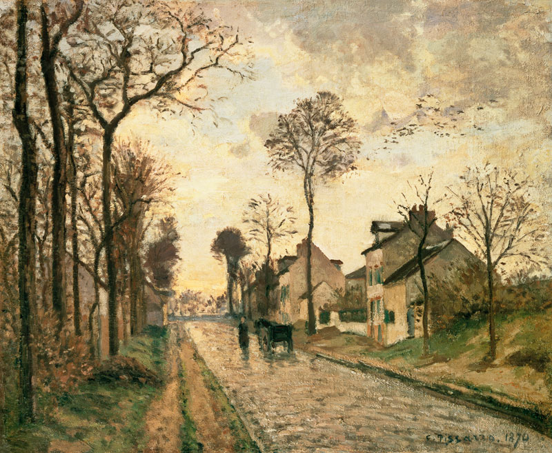 The Louveciennes Road from Camille Pissarro