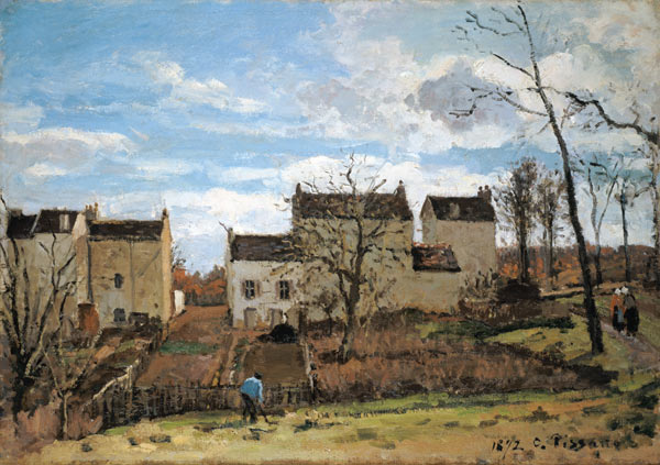 Spring in Pontoise from Camille Pissarro