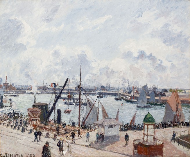 The Outer Harbour of Le Havre. Morning. Sun from Camille Pissarro
