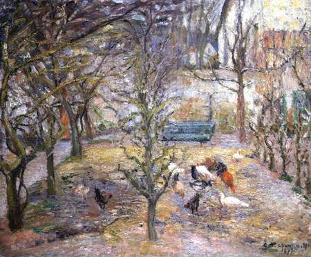The Farmyard from Camille Pissarro