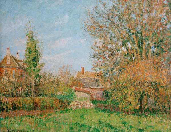 Autumn in Eragny from Camille Pissarro