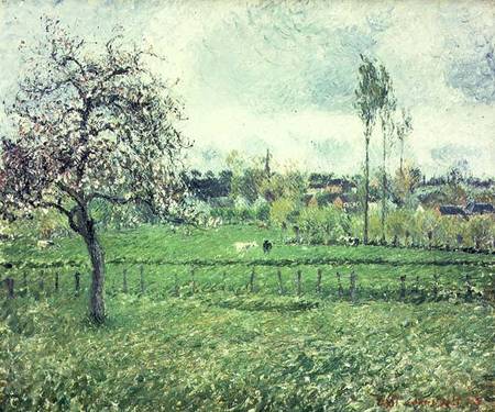 Meadow at Eragny from Camille Pissarro
