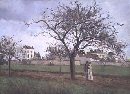 Pere Gallien's House at Pontoise from Camille Pissarro