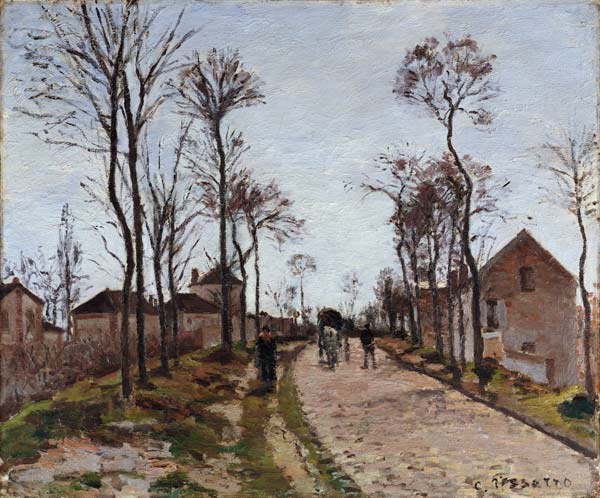 The Road to Saint Cyr at Louveciennes from Camille Pissarro