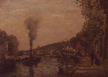 River Scene from Camille Pissarro
