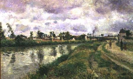 River Scene from Camille Pissarro