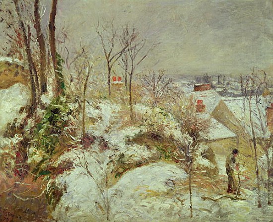 Snow Scene from Camille Pissarro
