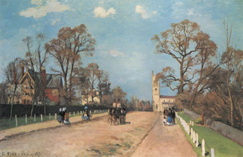 The Strasse to Sydenham from Camille Pissarro