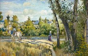 Landscape, bright sunlight, Pontoise
