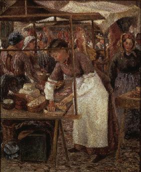 Pissarro / The Butcher Lady / 1883