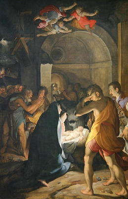 Adoration of the Shepherds, 1584 (oil on canvas) from Camillo Procaccini