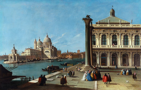 Entrance To Grand Canal, Venice, With Piazzetta And The Church Of Santa Maria Della Salute from Giovanni Antonio Canal (Canaletto)