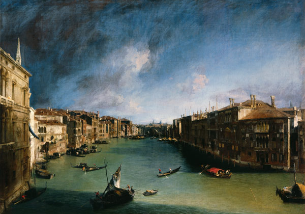 The Canal grandee of the Palazzo Balbi against Rialto from Giovanni Antonio Canal (Canaletto)