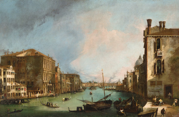The Grand Canal in Venice from Giovanni Antonio Canal (Canaletto)