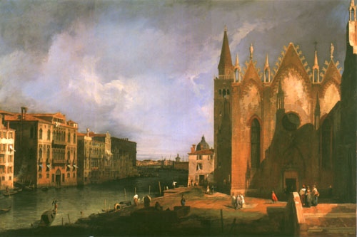 Grand Canal from p. Maria Della Carità To of The Bacino from Giovanni Antonio Canal (Canaletto)