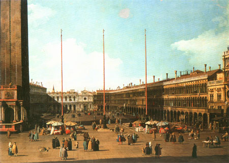 Piazza San Marco against San Geminiano from Giovanni Antonio Canal (Canaletto)