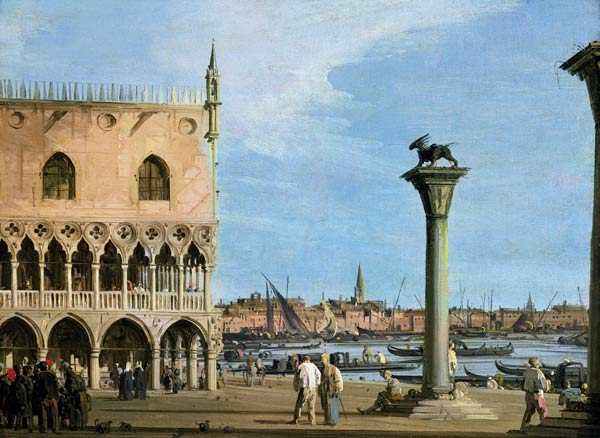 The Piazzetta di San Marco Looking South, Venice from Giovanni Antonio Canal (Canaletto)