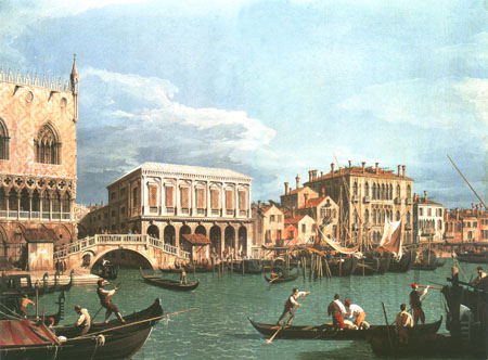 Riva degli Schiavoni from Giovanni Antonio Canal (Canaletto)