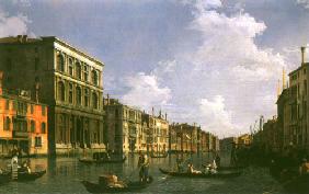 Grand Canal: looking South west from The Palazzo Grimani to The Palazzo Foscari