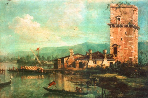 Torre di Marghera from Giovanni Antonio Canal (Canaletto)
