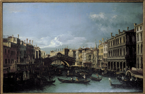 Venedig, Rialtobrücke / Canaletto from Giovanni Antonio Canal (Canaletto)