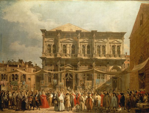 Venice / Scuola di S. Rocco / Canaletto from Giovanni Antonio Canal (Canaletto)