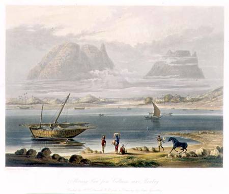 Morning View from Calliann, near Bombay, from Volume I of 'Scenery, Costumes and Architecture of Ind from Captain Robert M. Grindlay