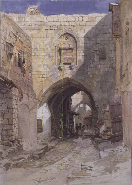 David's Strasse, Jerusalem from Carl Friedr.Heinrich Werner