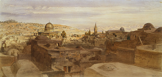 Jerusalem from Carl Friedr.Heinrich Werner
