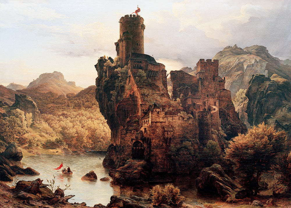 Das Felsenschloß from Carl Friedrich Lessing