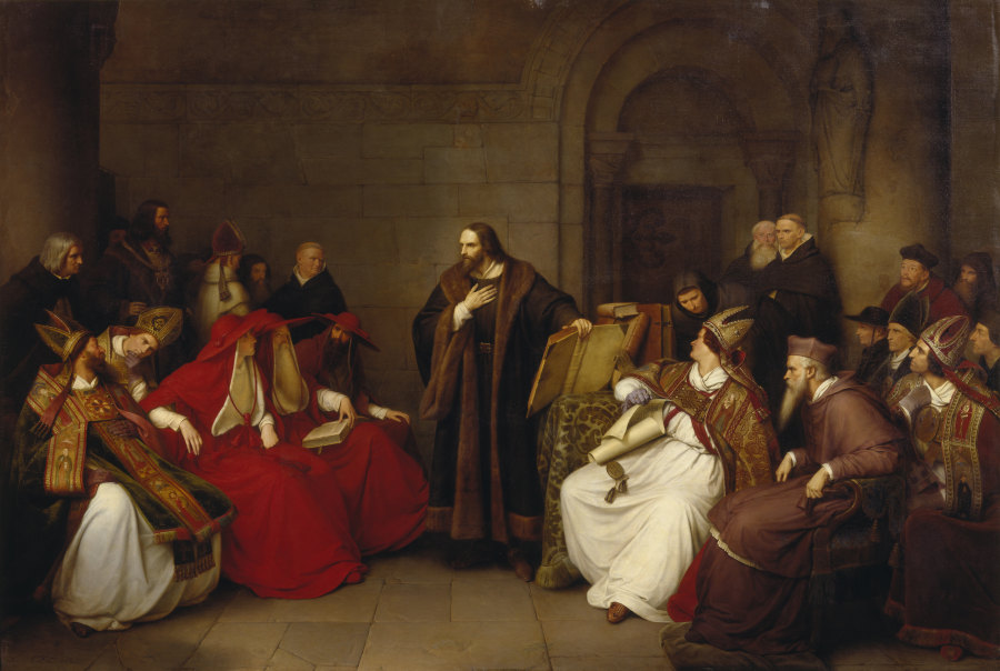 Jan Hus at Constance from Carl Friedrich Lessing
