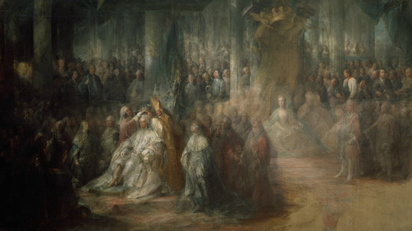 The Coronation of King Gustav III of Sweden from Carl Gustaf Pilo