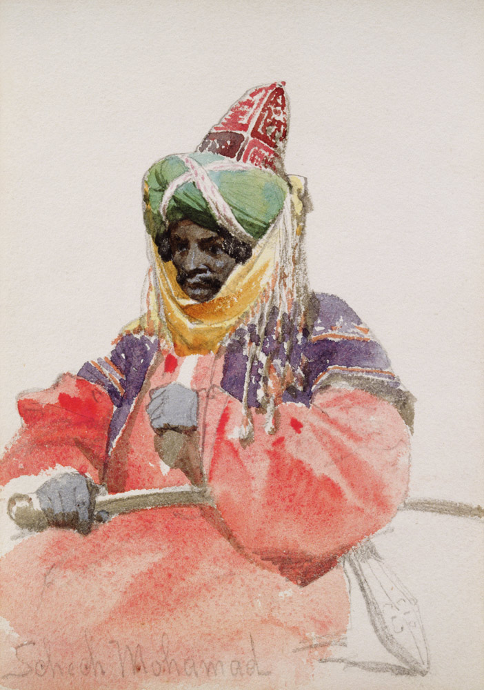 Portrait of an Arab from Carl Haag