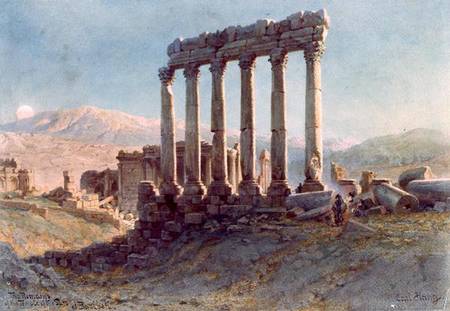 The Remains of the Temple of the Sun at Baalbek from Carl Haag