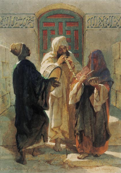 The Street Musicians of Cairo from Carl Haag