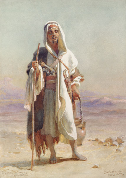 A Young Bedawee from Sinai from Carl Haag