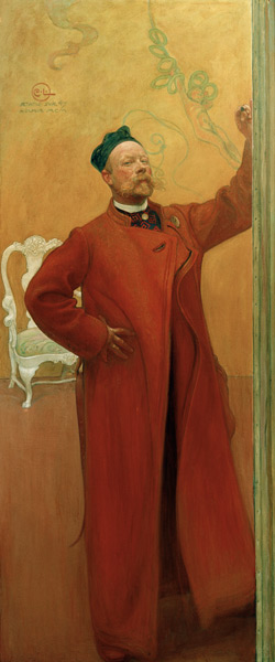 In Front of the Mirror: Self Portrait from Carl Larsson