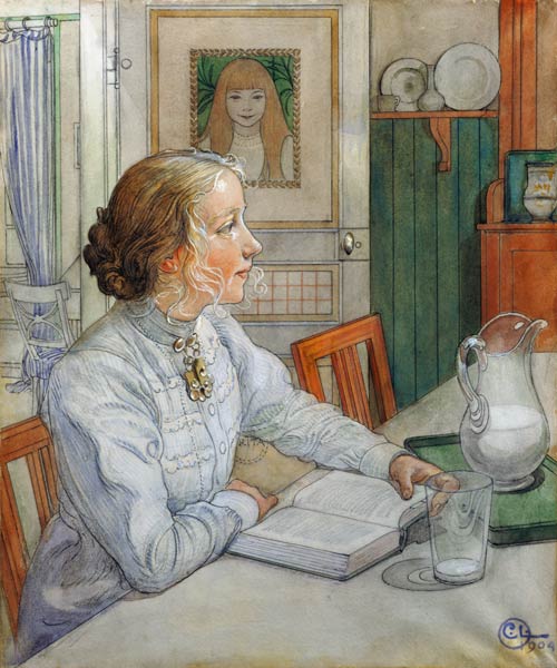 My oldest daughter from Carl Larsson