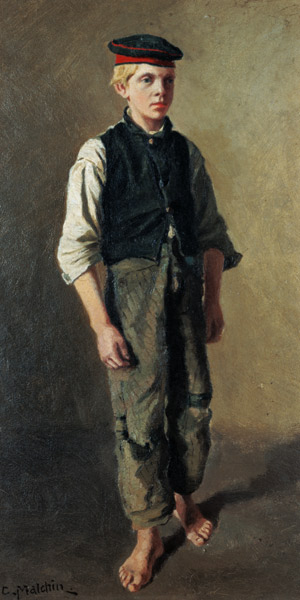 Portrait of a boy from Carl Malchin