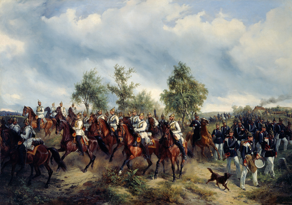 The Prussian cavalry in the expedition from Carl Schulz
