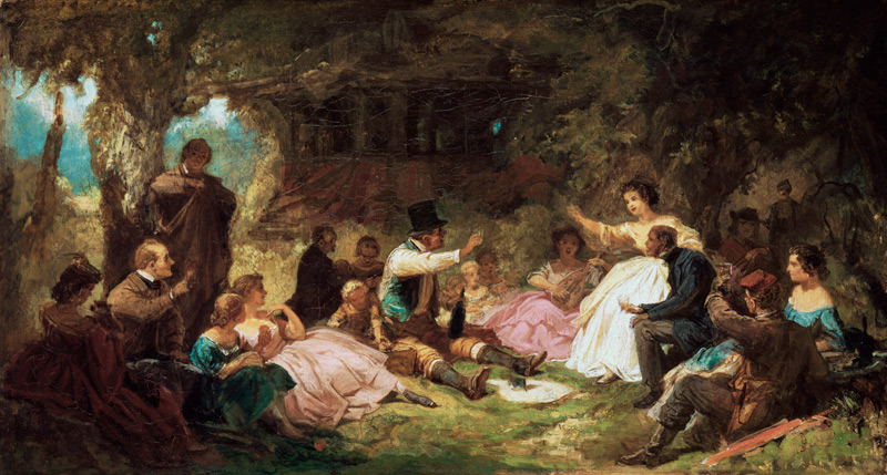 The picnic from Carl Spitzweg