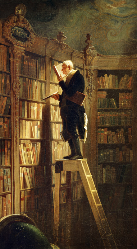 The bookworm from Carl Spitzweg