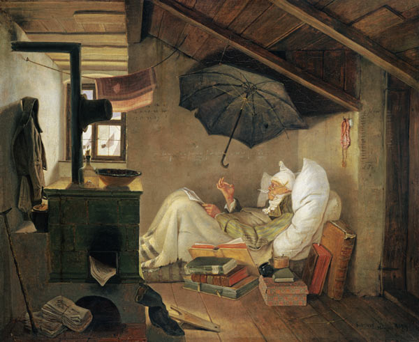 The Poor Poet from Carl Spitzweg