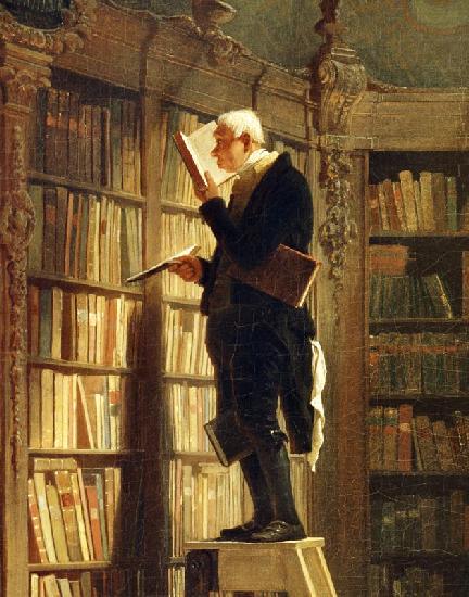 The bookworm (detail)