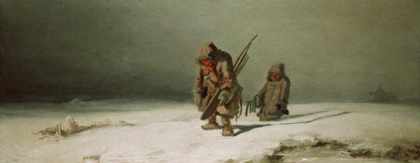 C.Spitzweg, Polargegend (Die Eskimos)