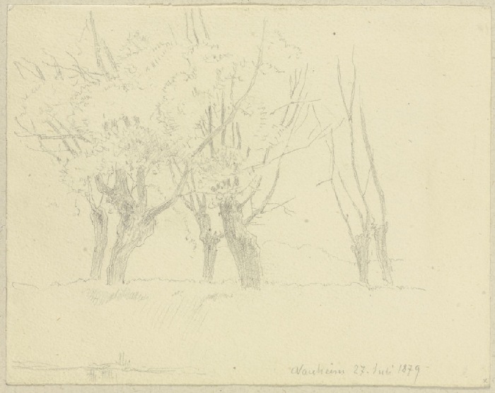 Group of trees near Nauheim from Carl Theodor Reiffenstein