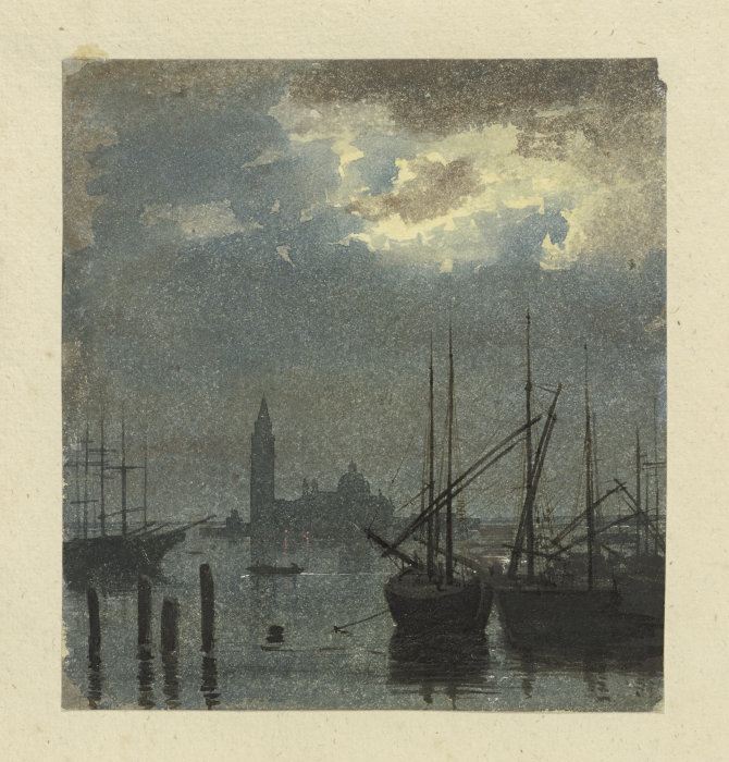 Blick über den Bacino di San Marco auf S. Giorgio Maggiore from Carl Theodor Reiffenstein